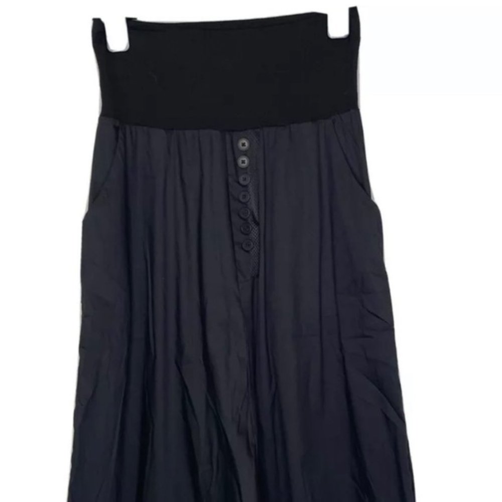 4/$35 Art Point Skirt Flowing Midi Stretch Waist